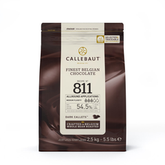 Callebaut 811 Dark Couvert 2.5kg Bag 55% Cocoa