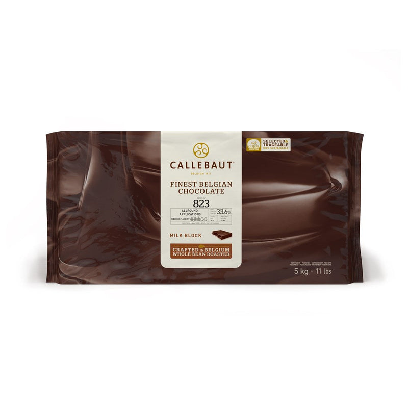 Callebaut 823 Milk Couvert 5kg Block 33% Cocoa