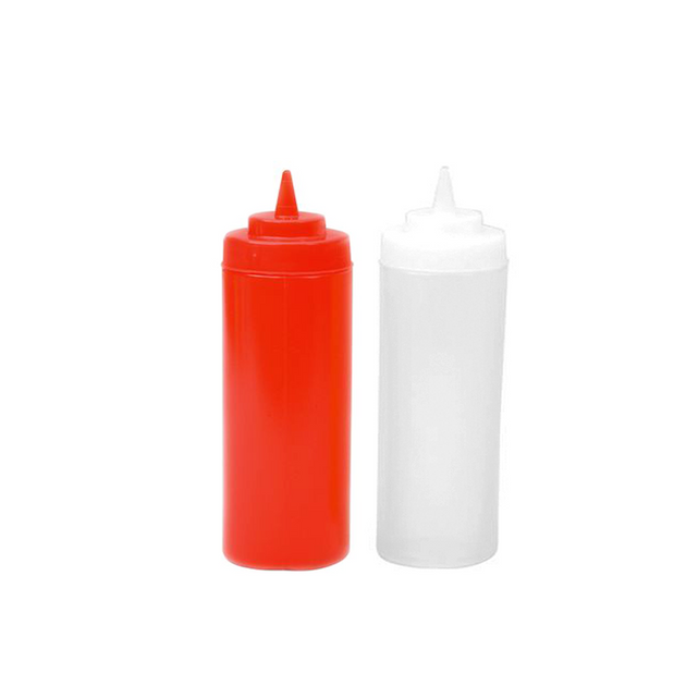 Sauce Squeeze Bottle White 480ml Chefs' Warehouse