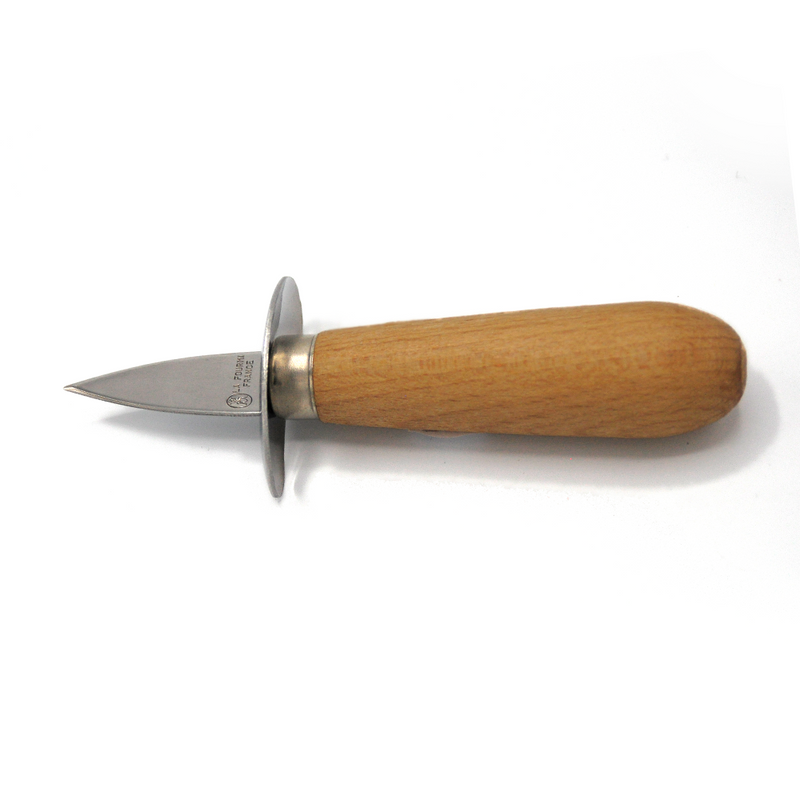 Oyster Knife Wood Handle 60mm Blade