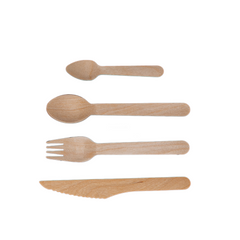 Wooden Fork Disposable Packet 100