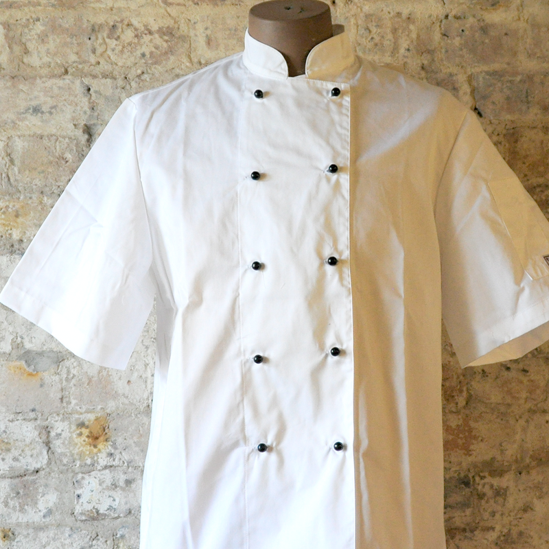 Club Chef Short Sleeve Jacket Poly/Cotton