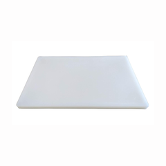 CHOPPING BOARD WHITE HEAVY DUTY with handle 365 X 280 X 18MM