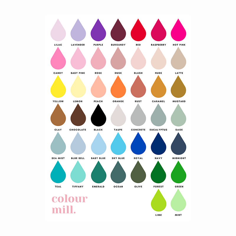 Colour Mill Food Colouring Range