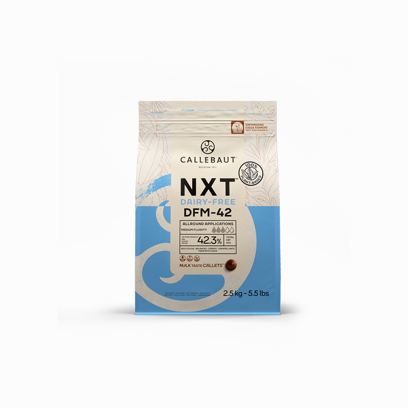 Callebaut Nxt Dairy Free 42.3percent Milk Cocoa Solids 2.5kg