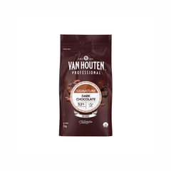 Van Houten Dark 53.3percent Chocolate 1kg