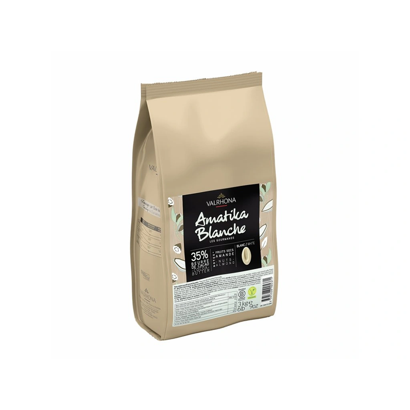 Valrhona Amatika  White 35percent 3kgs