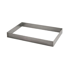 Cake Frame Rectangle Stainless 490x290x60h