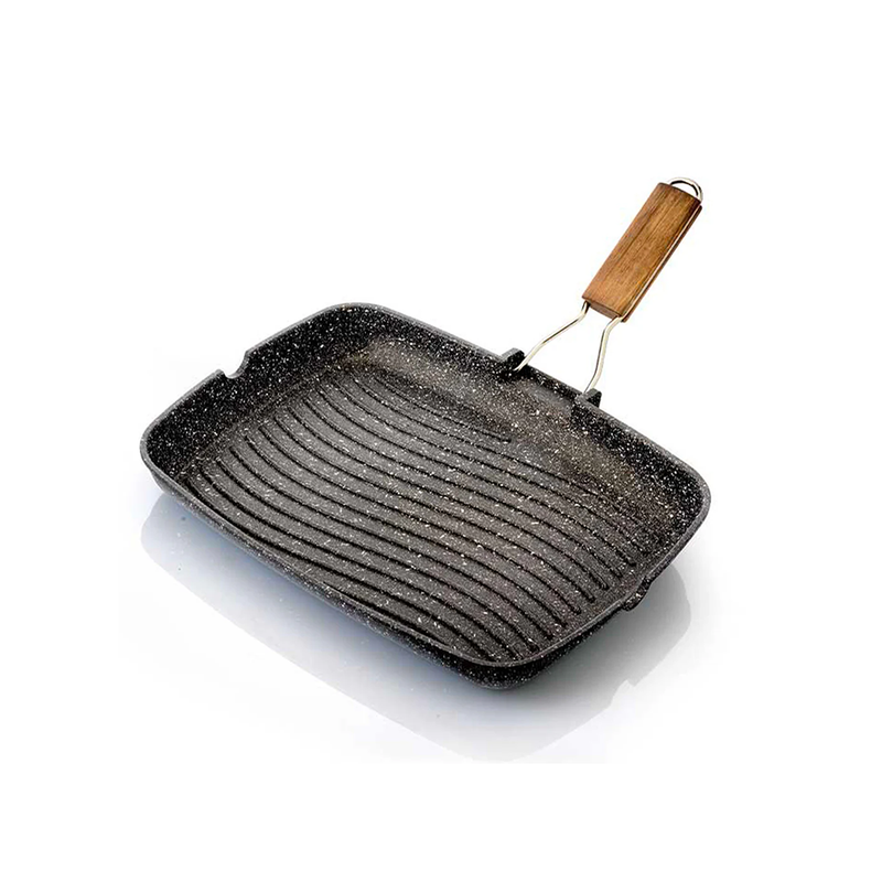 Non Stick Grill Plate with Handle 350mmX260mm Italian