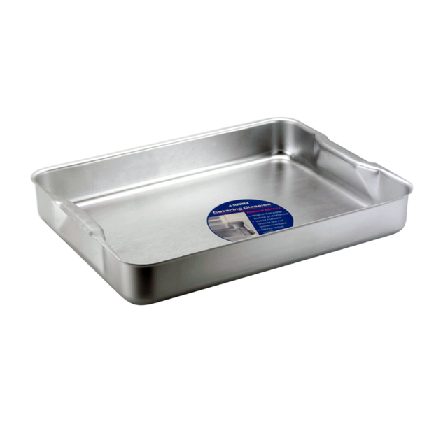 Roast Pan Aluminium High Sides Indent Handles - Range | Chefs' Warehouse