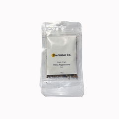 SABOR CO.  White PEPPERCORNS unbleached 40g