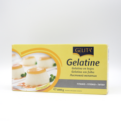 Gelatine Titanium 1kg Box 5g/leaf