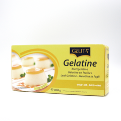 Gelatine Gold 1 Kg Box 2g/leaf