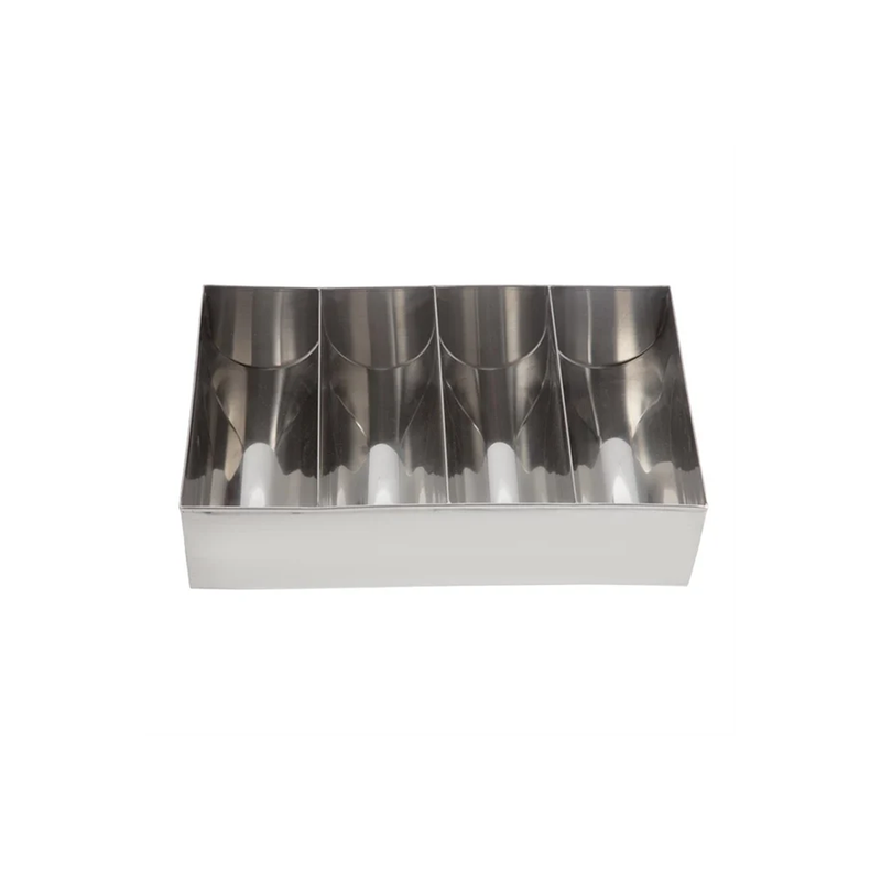 Cutlery Container Stainless 4 Compartmnt
