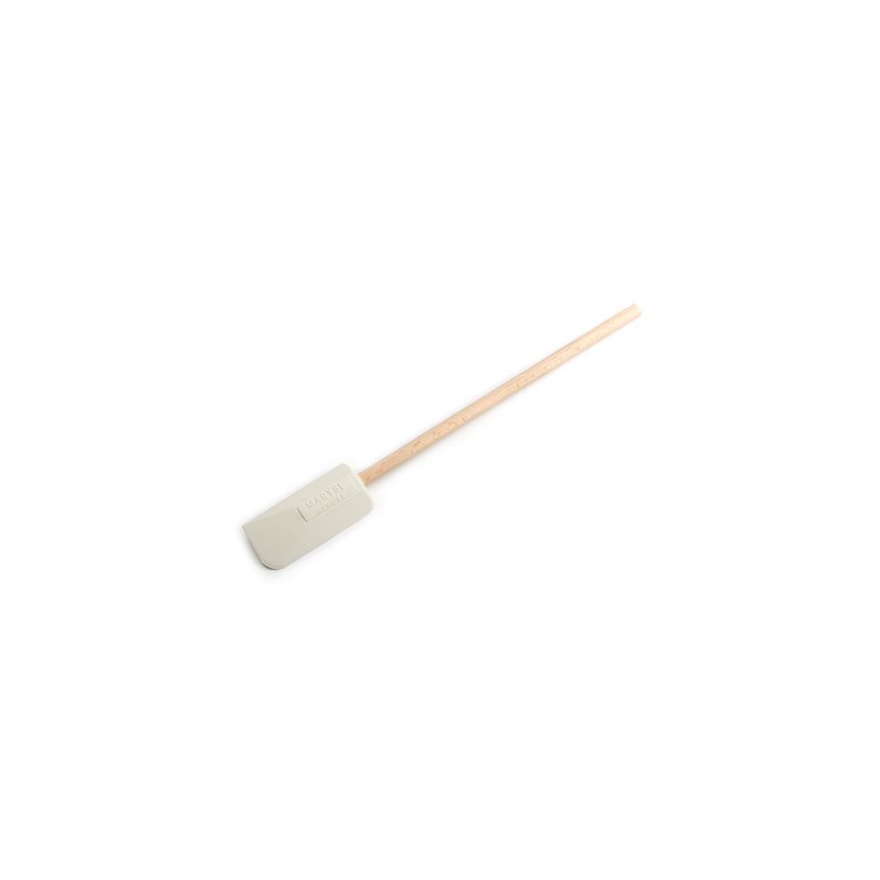 Rubber Spatula Small For Jars Wood Handle 250mm