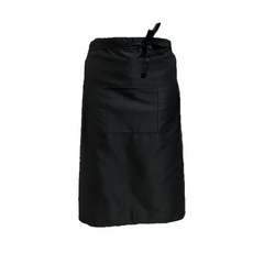 Apron Black French With Pocket