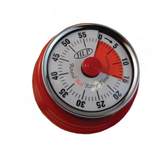 Timer Mechanical 60 Minute Red Magnetic