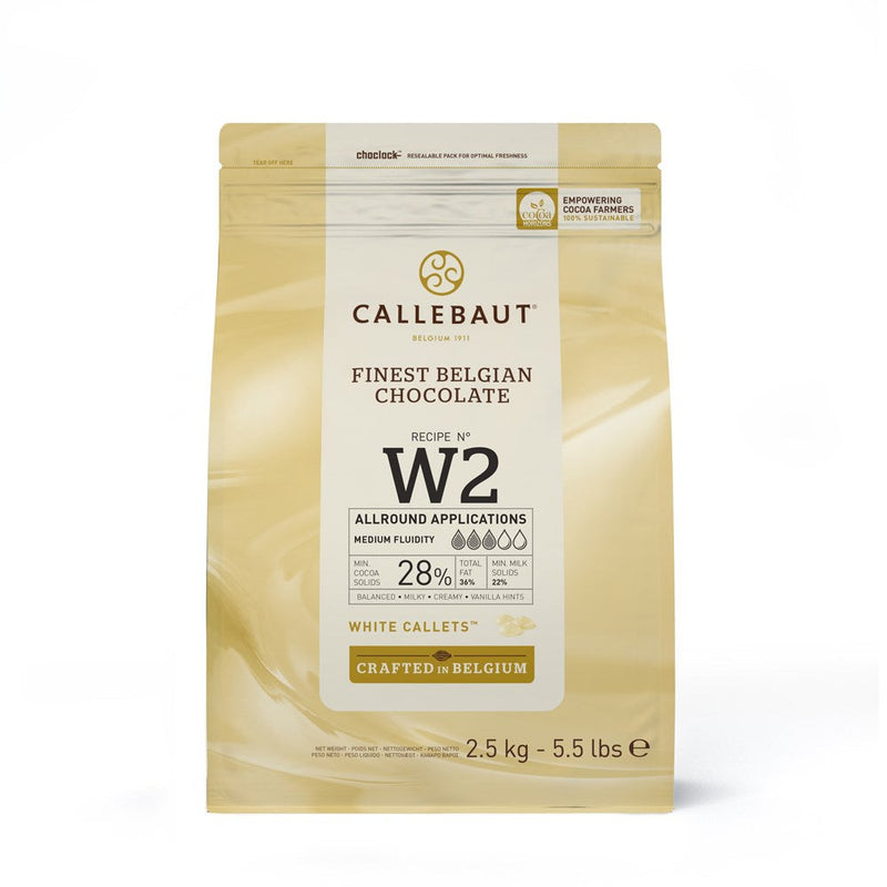 Callebaut W2 White Couvert 2.5kg Bag