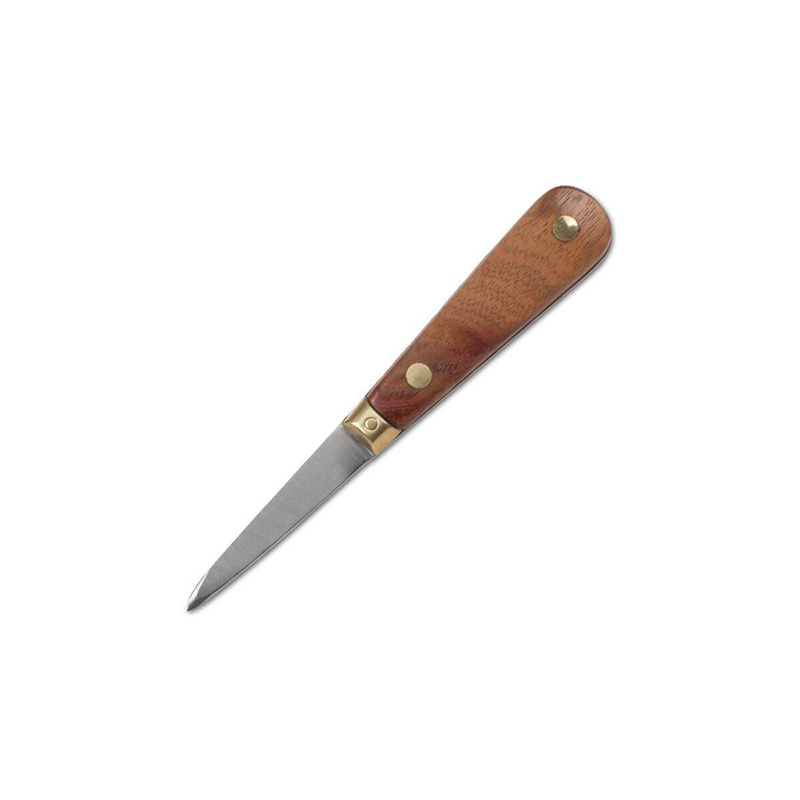 Oyster Knife Wood Handle 69mm Blade
