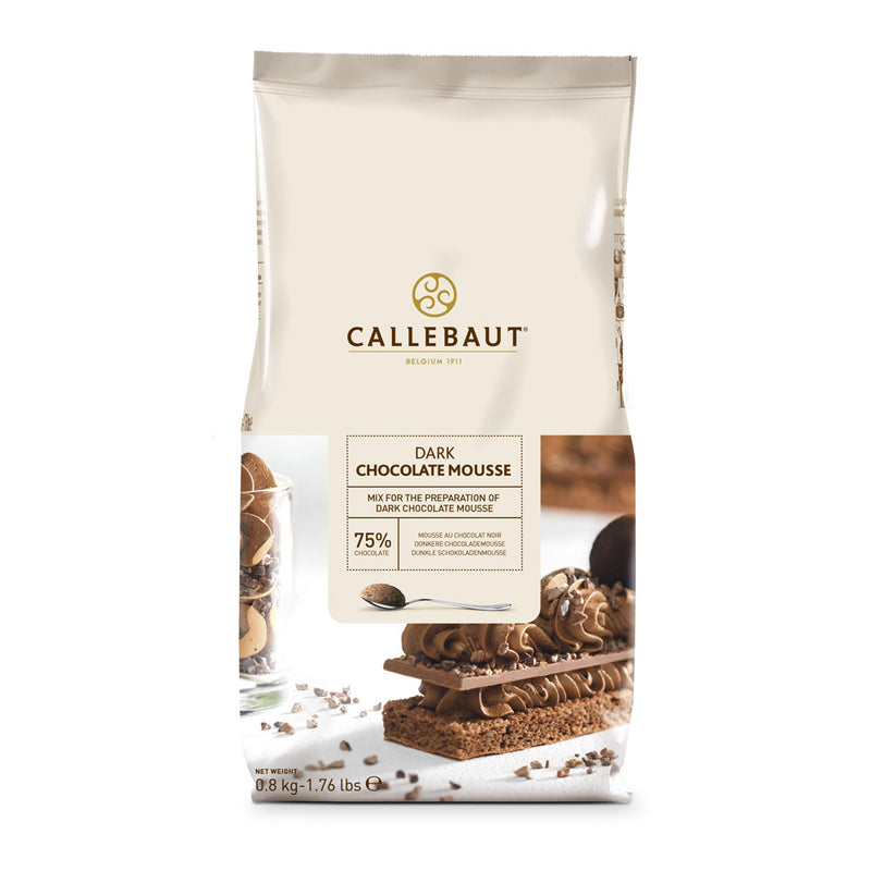 Callebaut Real Dark Choc Mousse Powder 800gm
