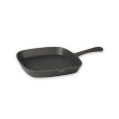 Frypan Cast Iron Square Ribbed 220mm